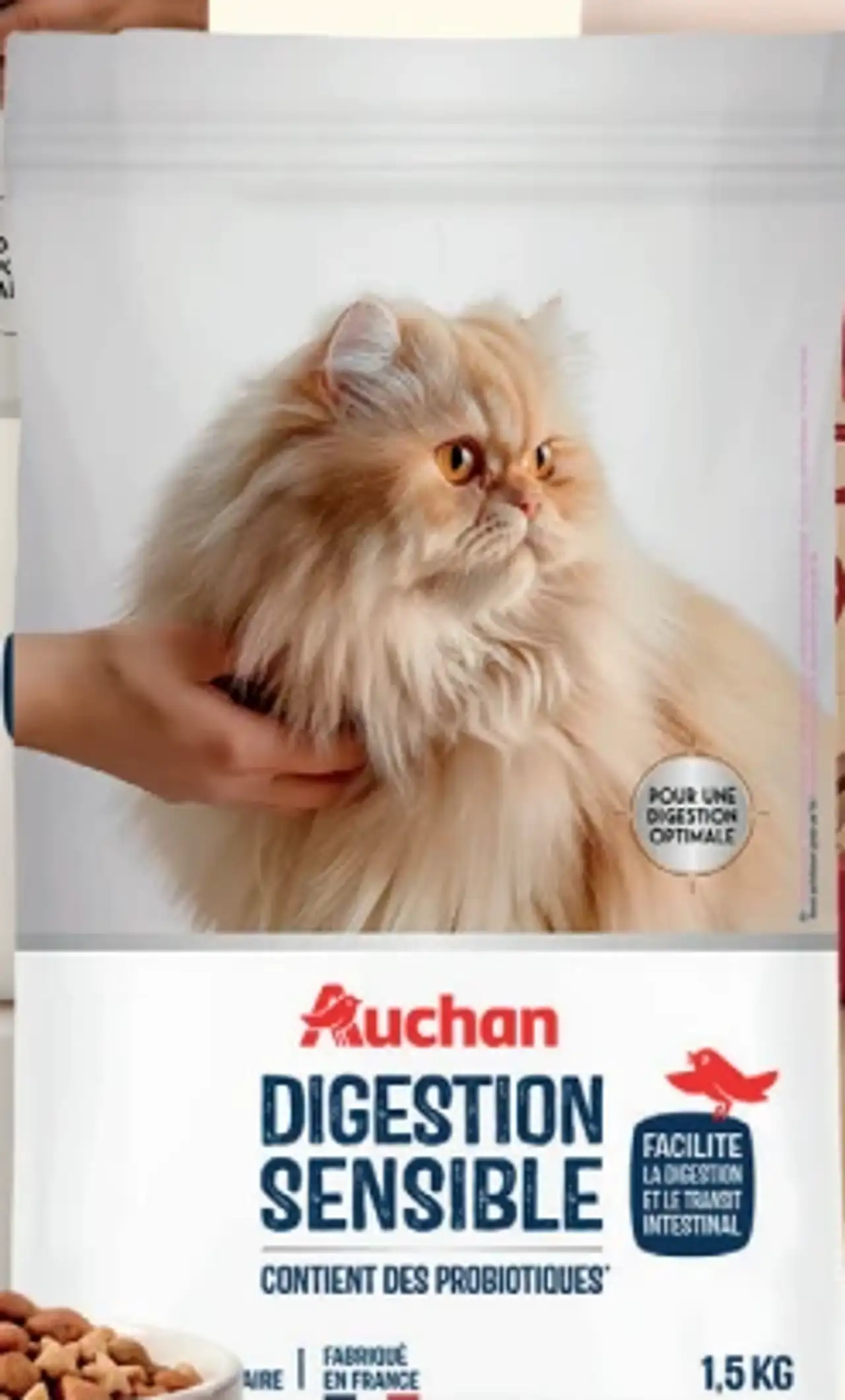 Croquettes pour chat Digestion sensible Auchan