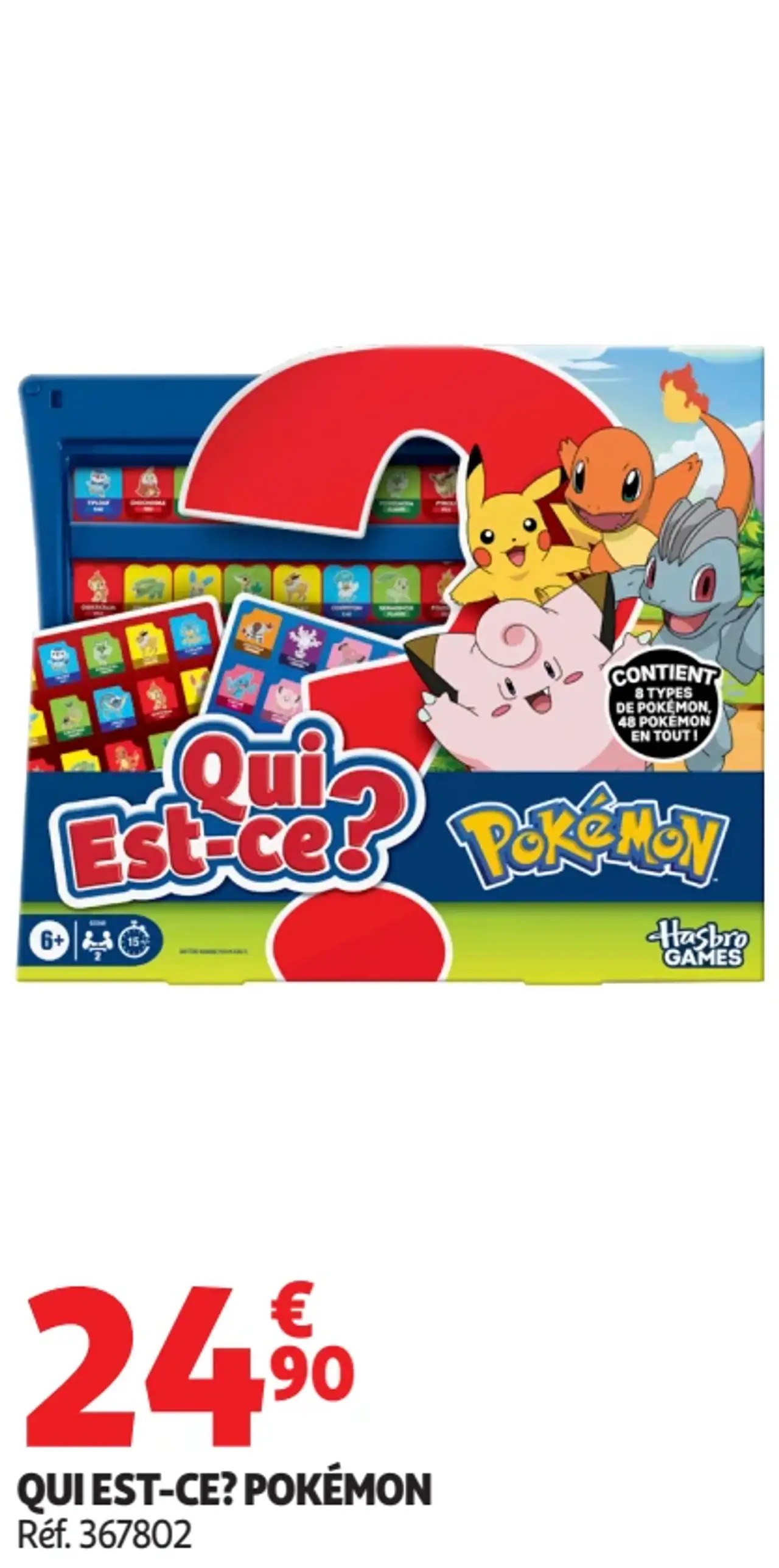 Jeu de société Qui Est-ce? Pokémon