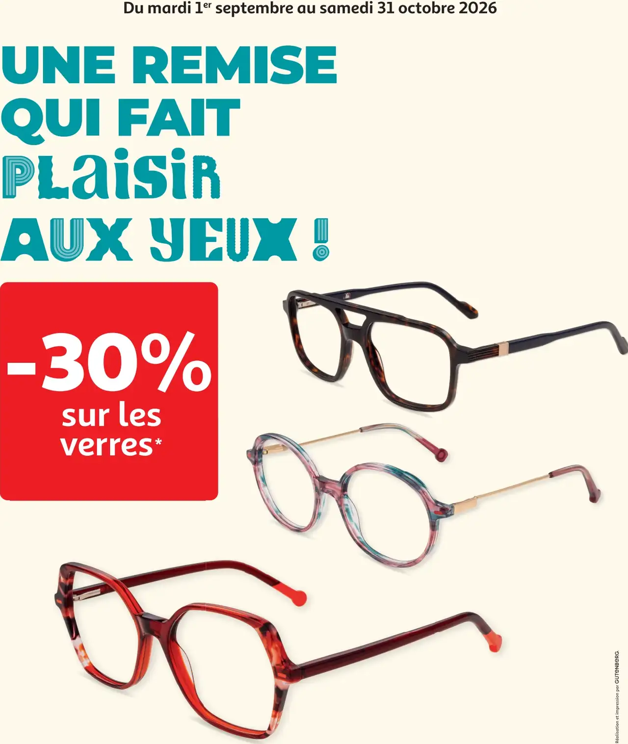 Verres BBGR chez Optique Auchan