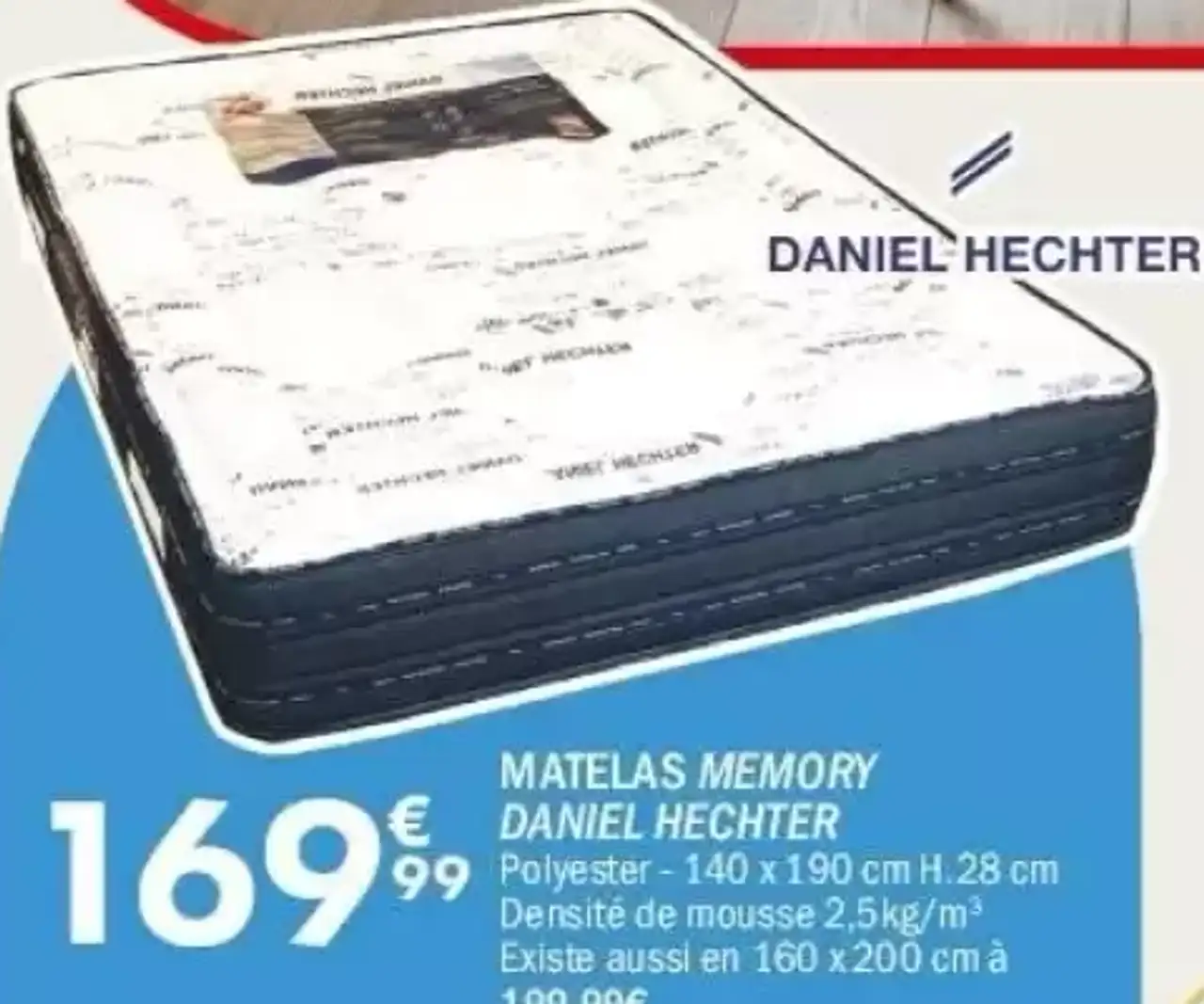 Matelas Memory Daniel Hechter