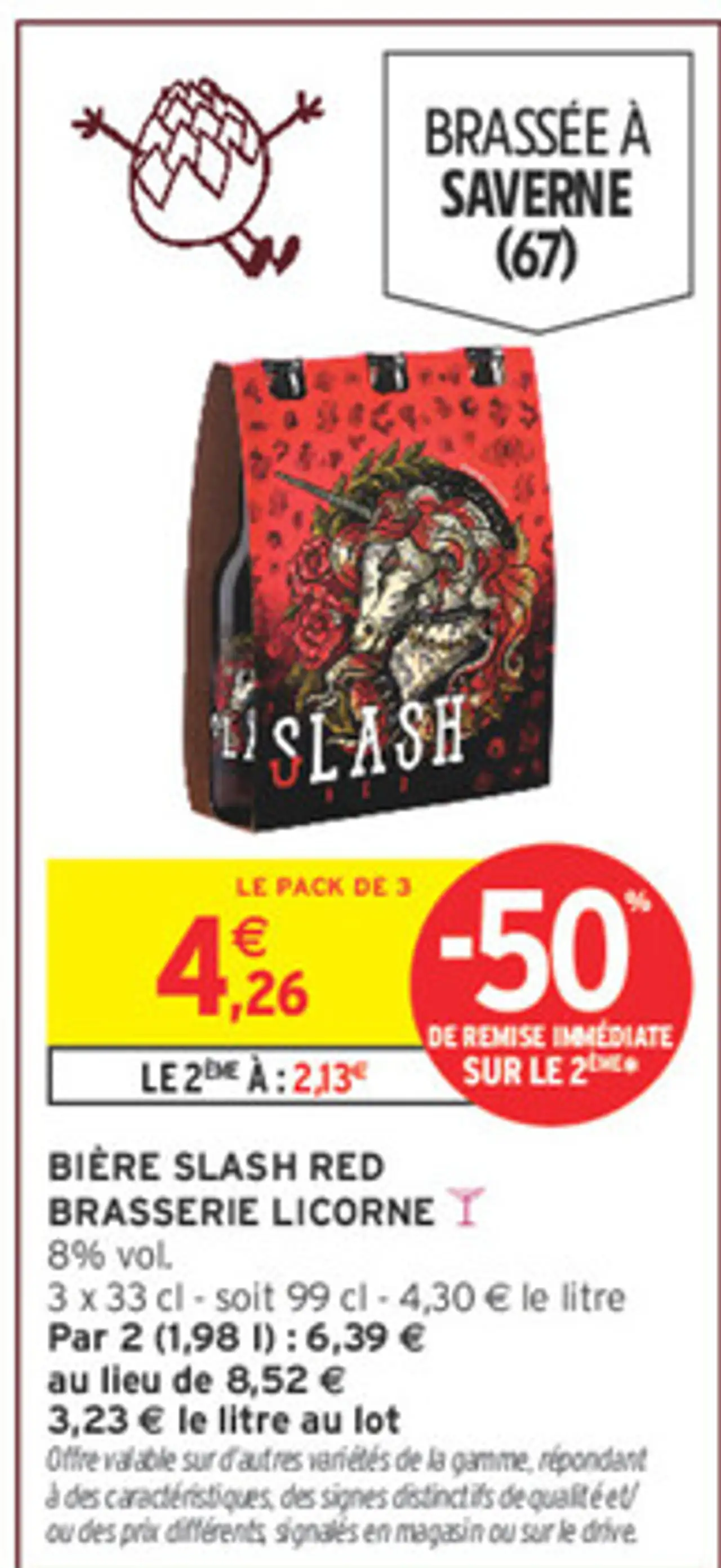Bière Slash Red Brasserie Licorne