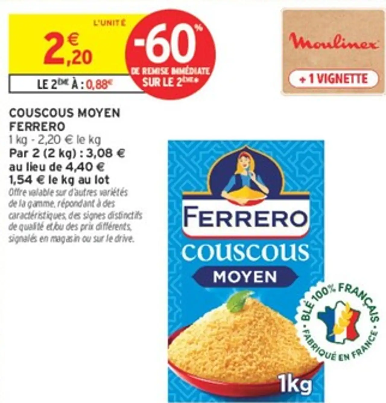 Couscous Moyen Ferrero