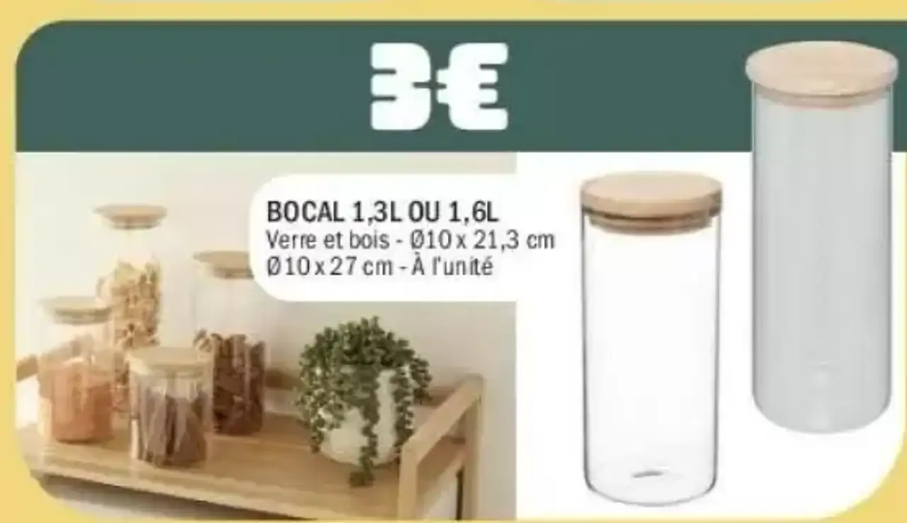 Bocal 1,3L ou 1,6L