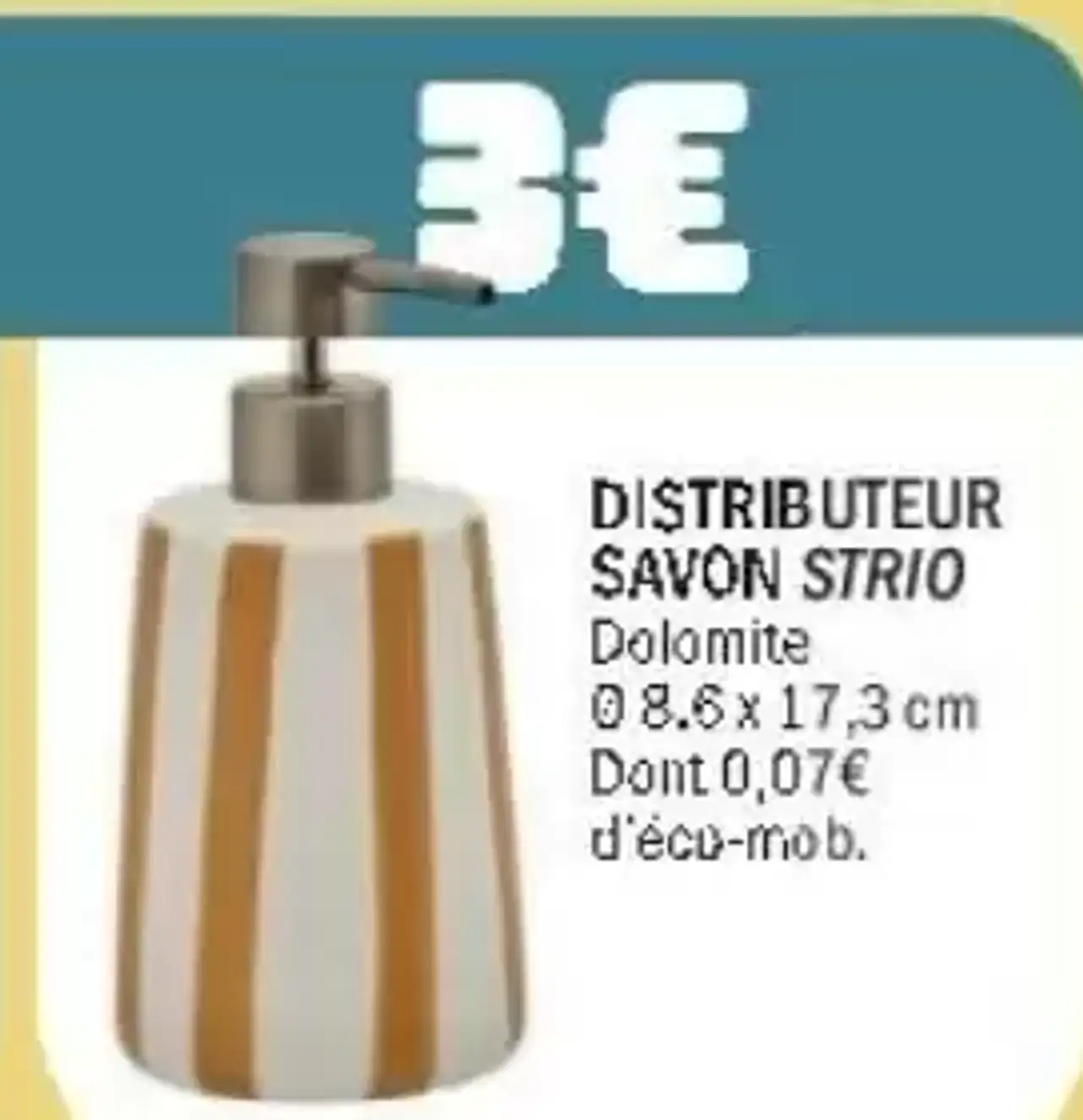 Distributeur savon Strio