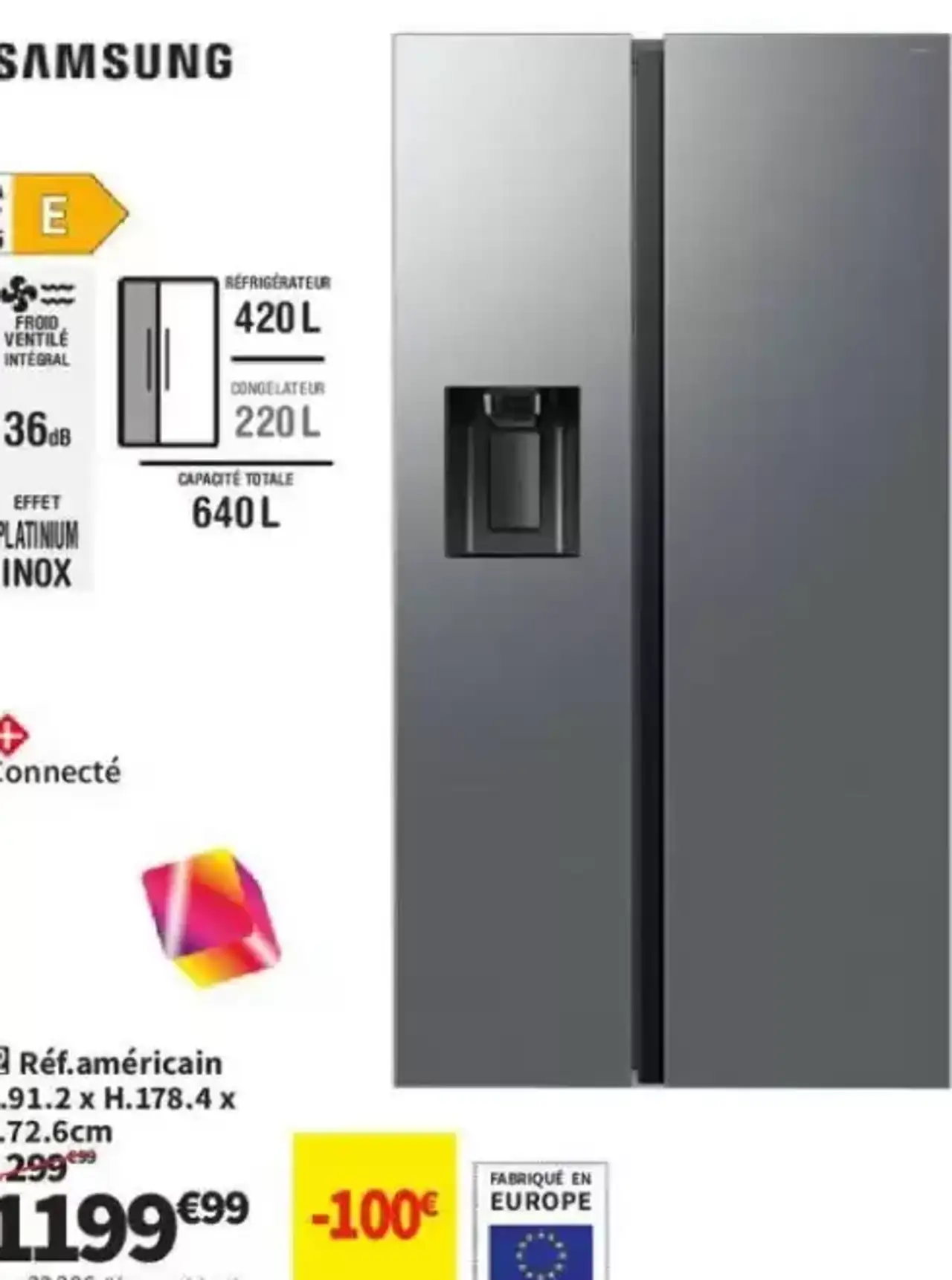 Samsung Réf.américain RS70F65KET