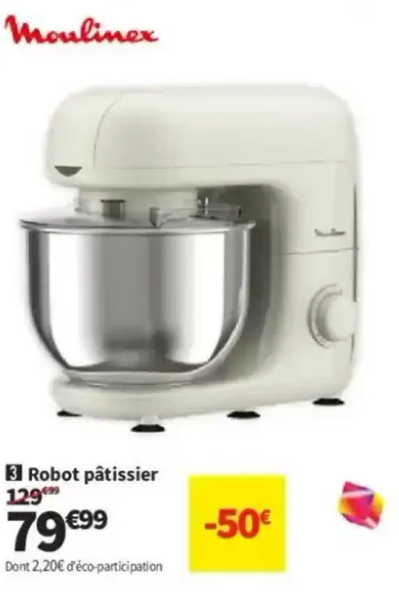 Robot pâtissier MOULINEX QA160110