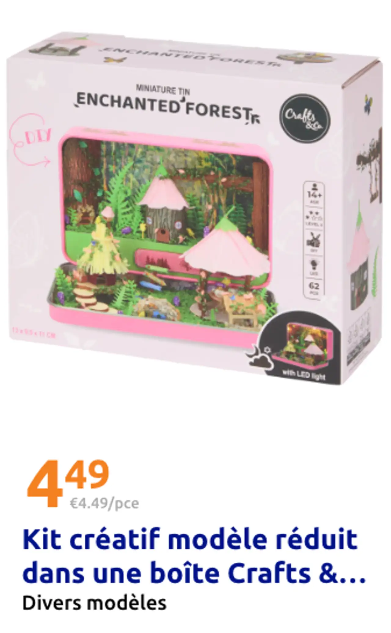 Kit créatif modèle réduit dans une boîte Crafts & Co