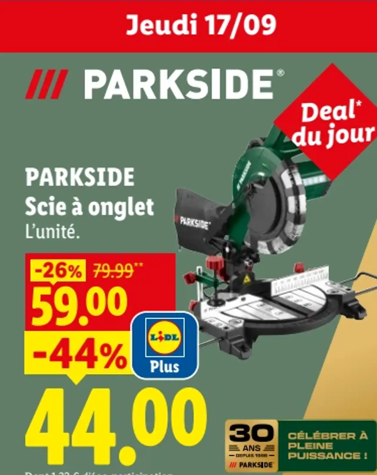PARKSIDE Scie à onglet