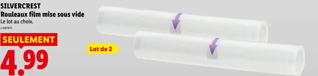 SILVERCREST Rouleaux film mise sous vide
