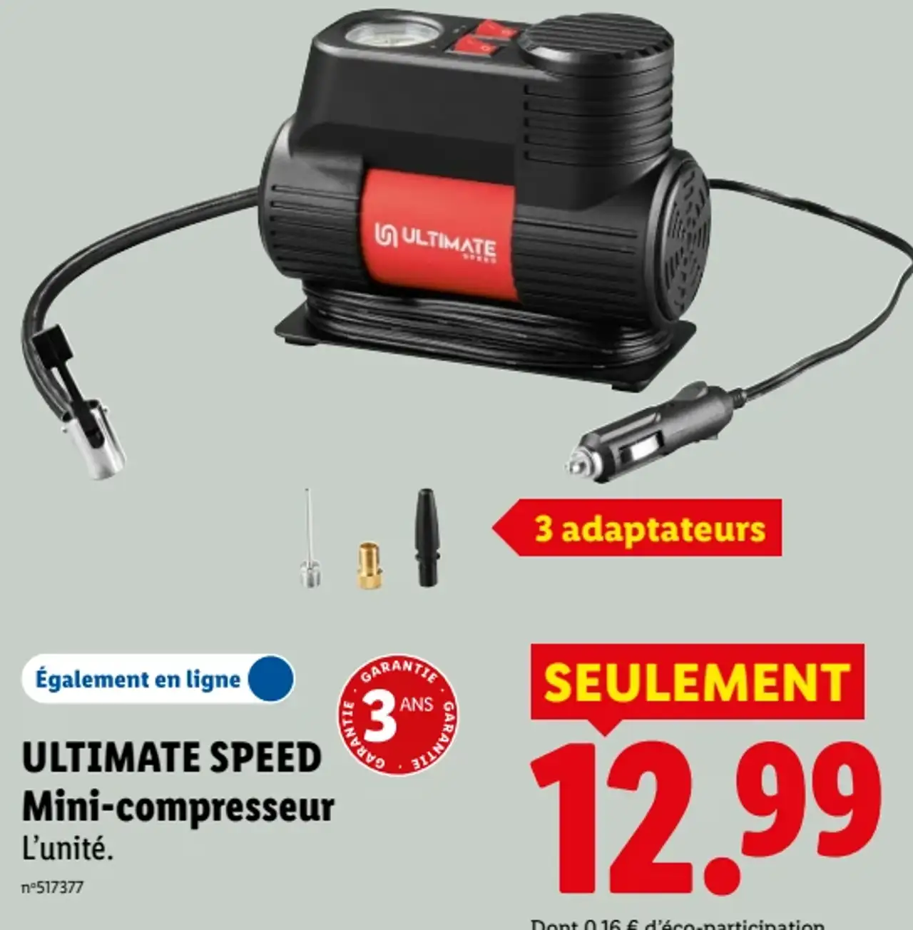 Mini-compresseur ULTIMATE SPEED