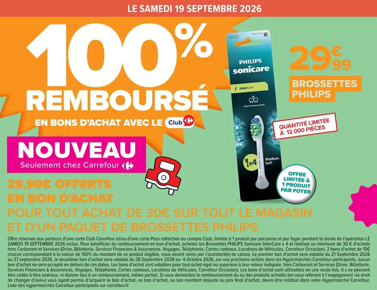 Brossettes de rechange Philips Sonicare i InterCare