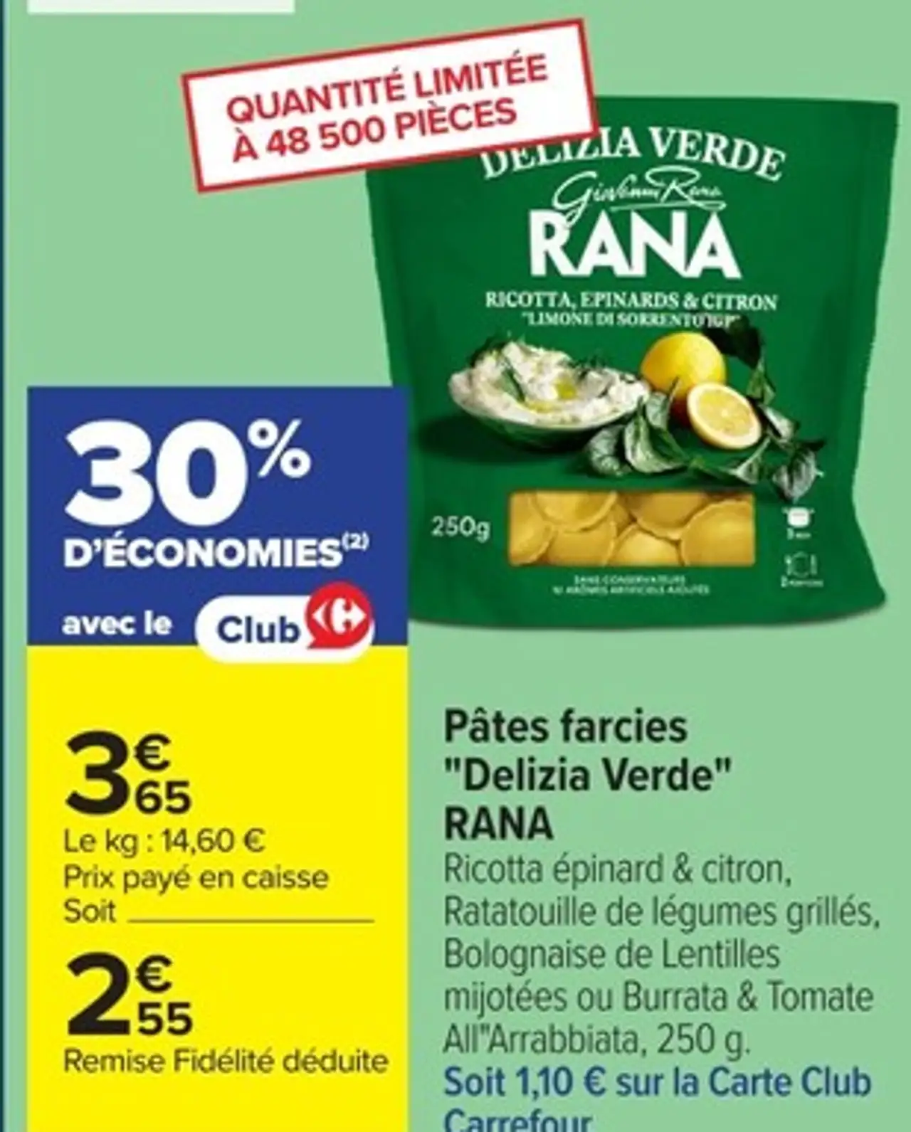 Pâtes farcies "Delizia Verde" RANA