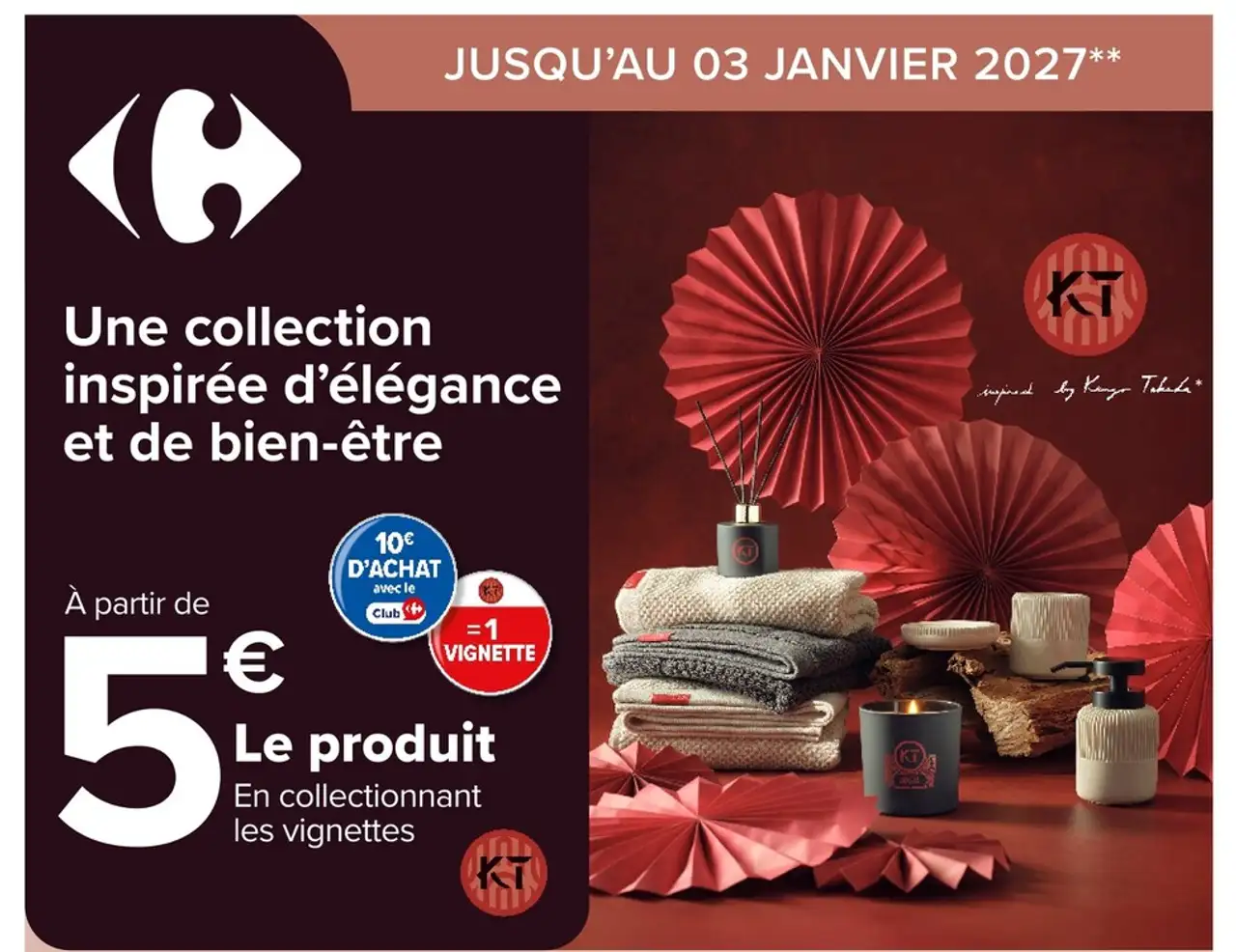 Une collection inspirée d'élégance et de bien-être KT inspired by Kenzo Takada