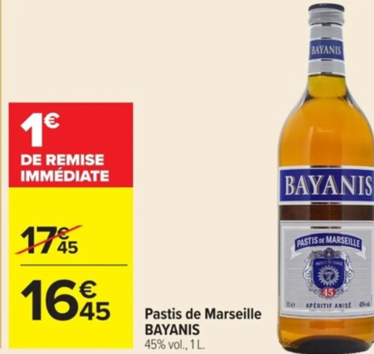 Pastis de Marseille BAYANIS