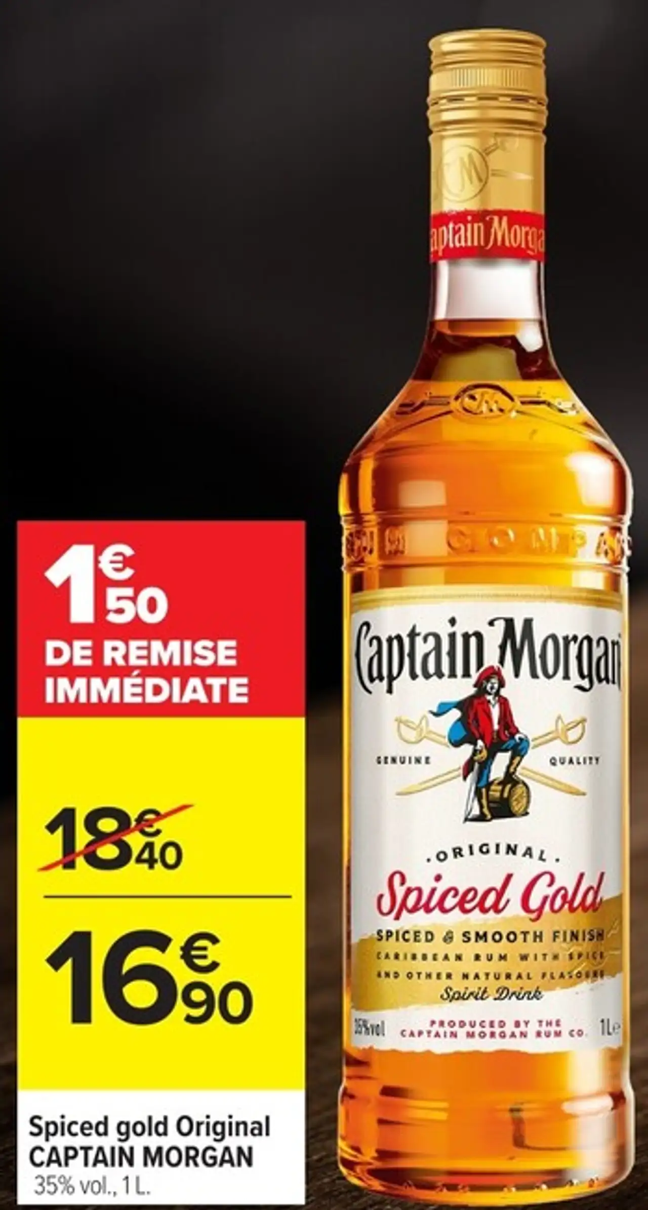 Spiced gold Original CAPTAIN MORGAN