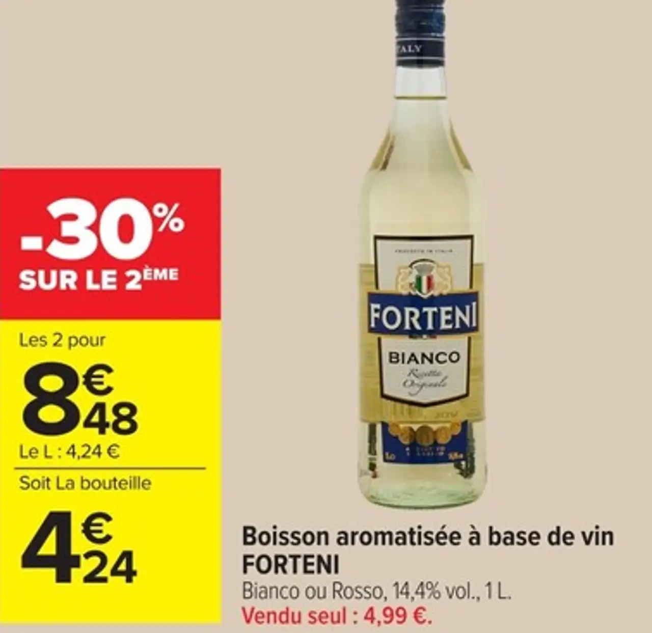 Boisson aromatisée à base de vin FORTENI