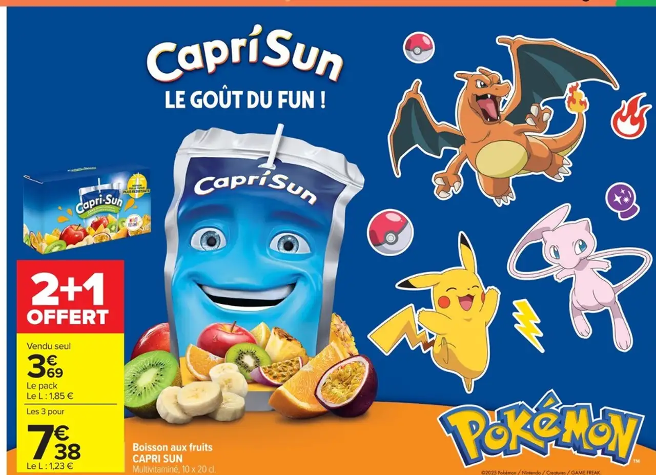 Boisson aux fruits Capri Sun Multivitaminé