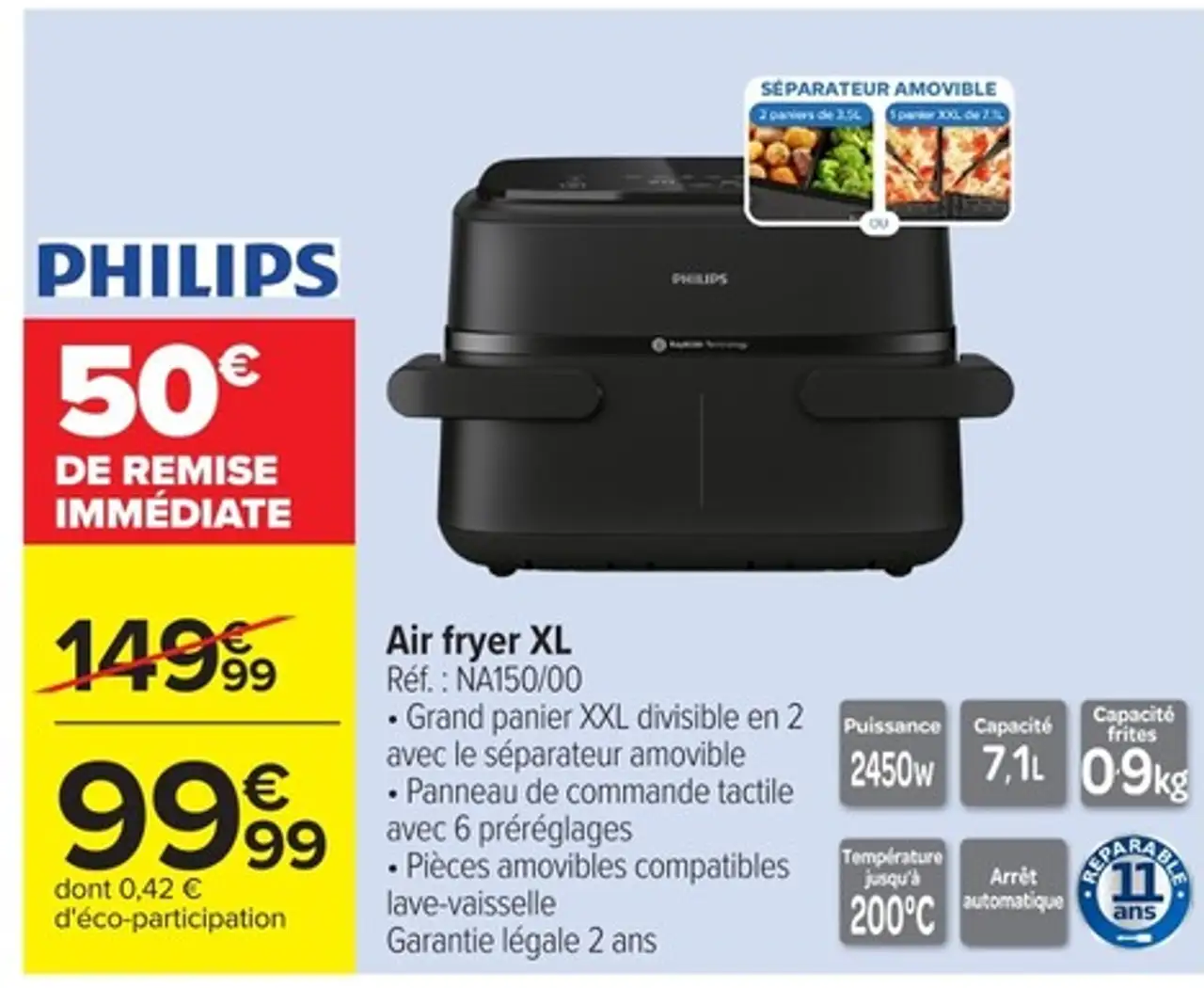 Philips Air fryer XL NA150/00