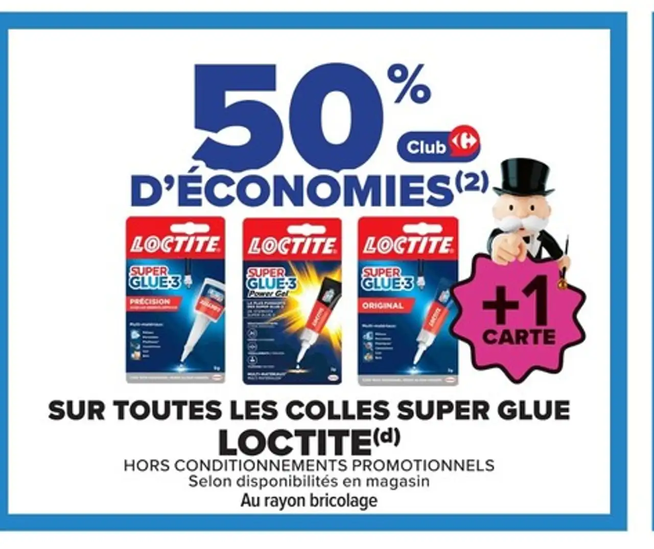 Toutes les colles Super Glue Loctite