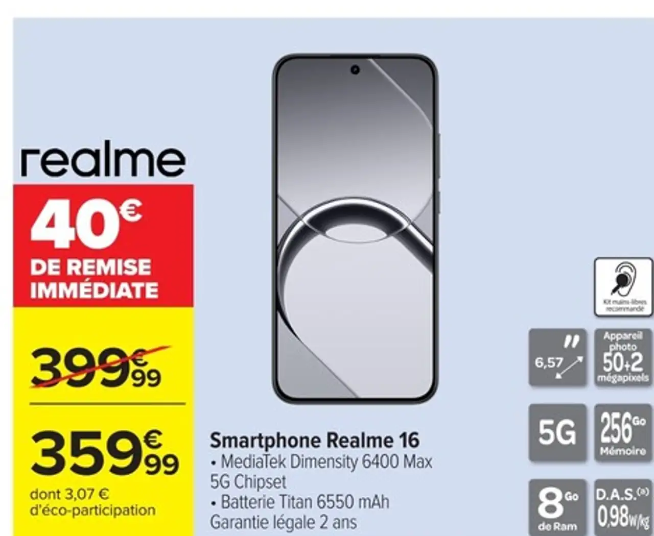 Smartphone Realme 16
