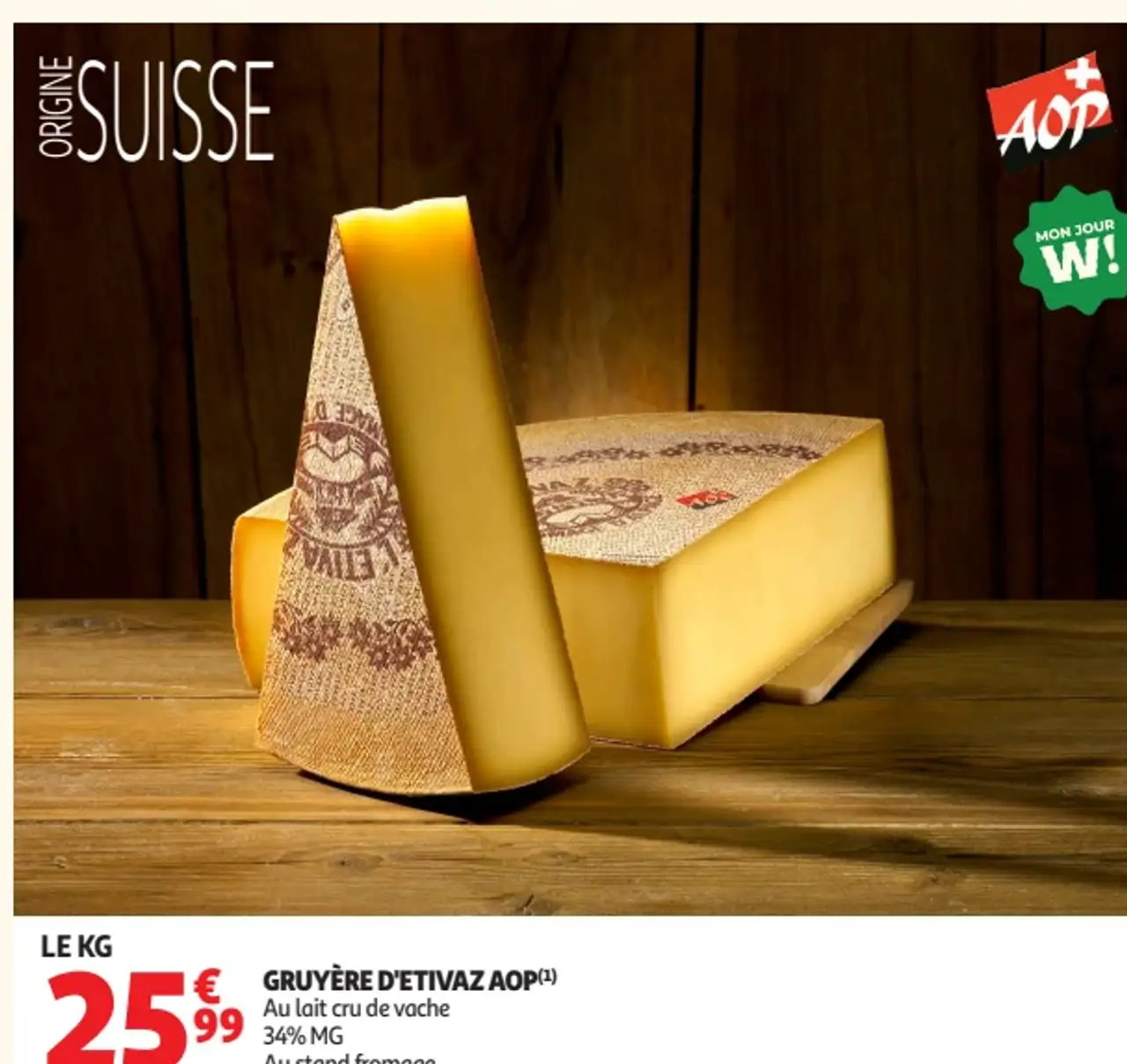 Gruyère d'Etivaz AOP