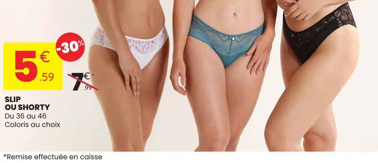 Slip ou shorty Gerard Pasquier