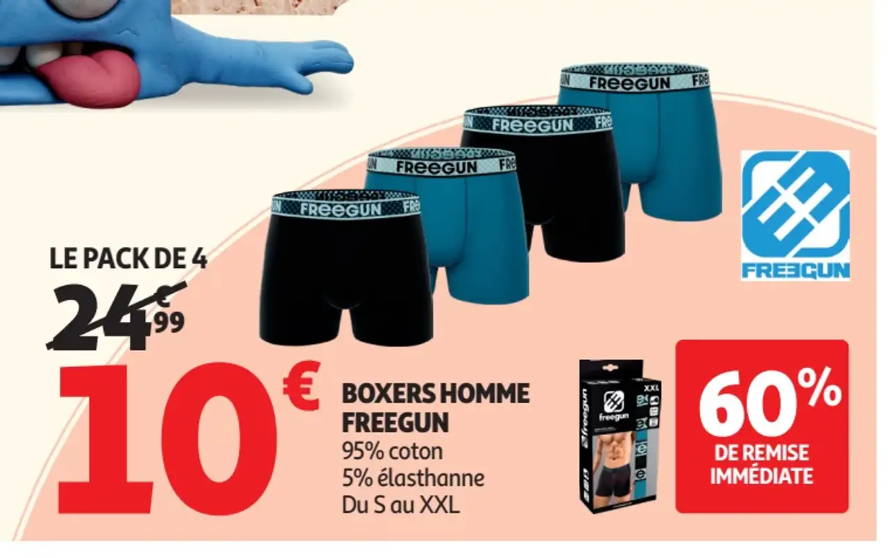 Boxers Homme Freegun