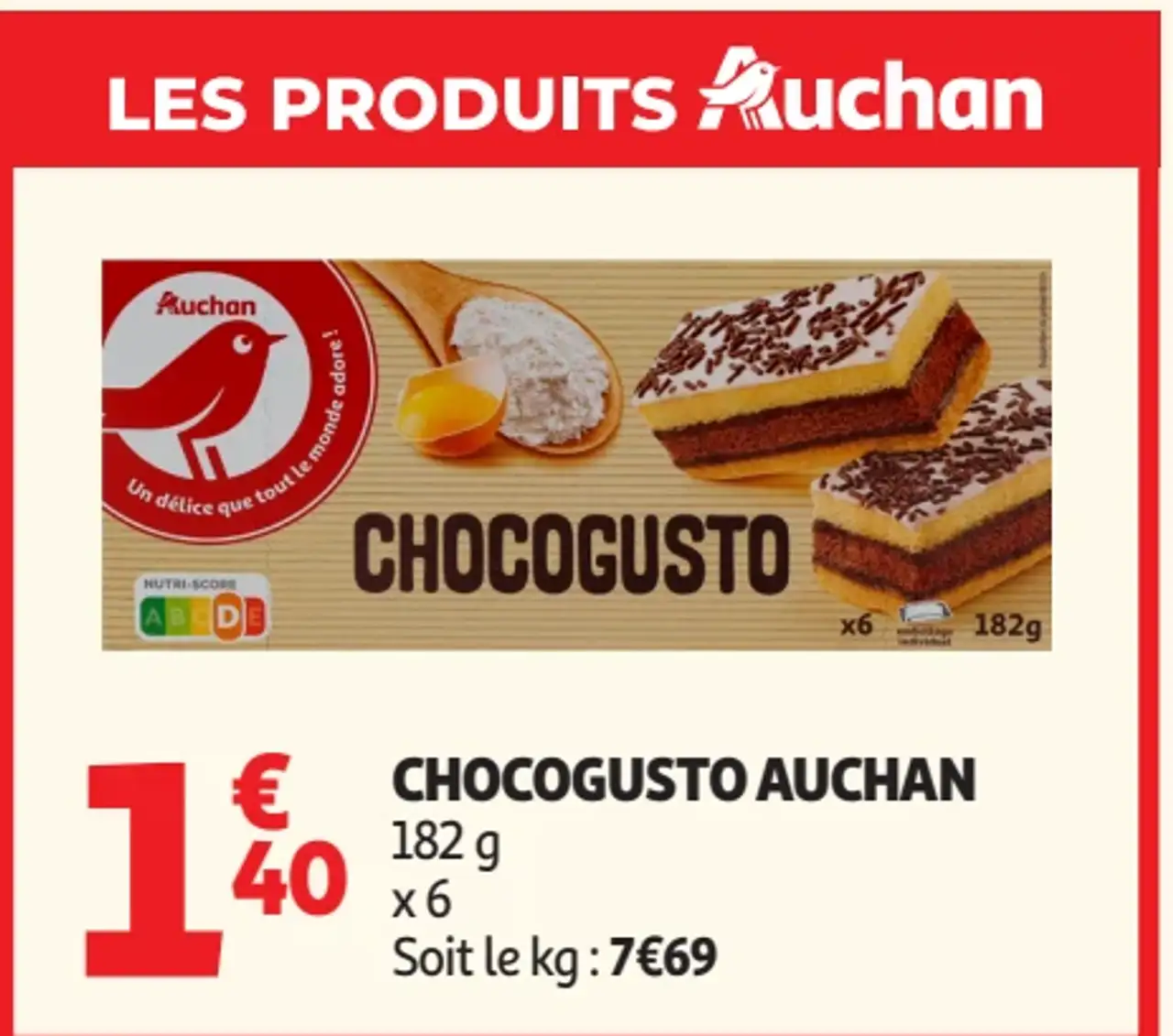 Chocogusto Auchan