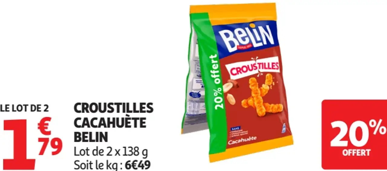Croustilles Cacahuète Belin
