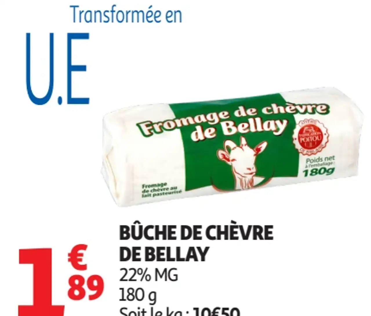 BÛCHE DE CHÈVRE DE BELLAY