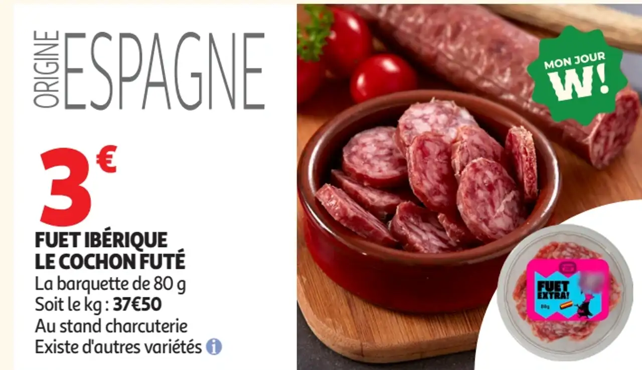 Fuet Ibérique Le Cochon Futé