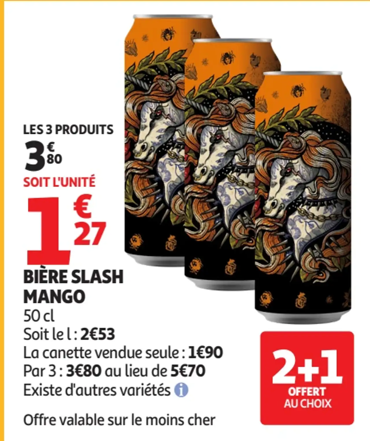 BIÈRE SLASH MANGO