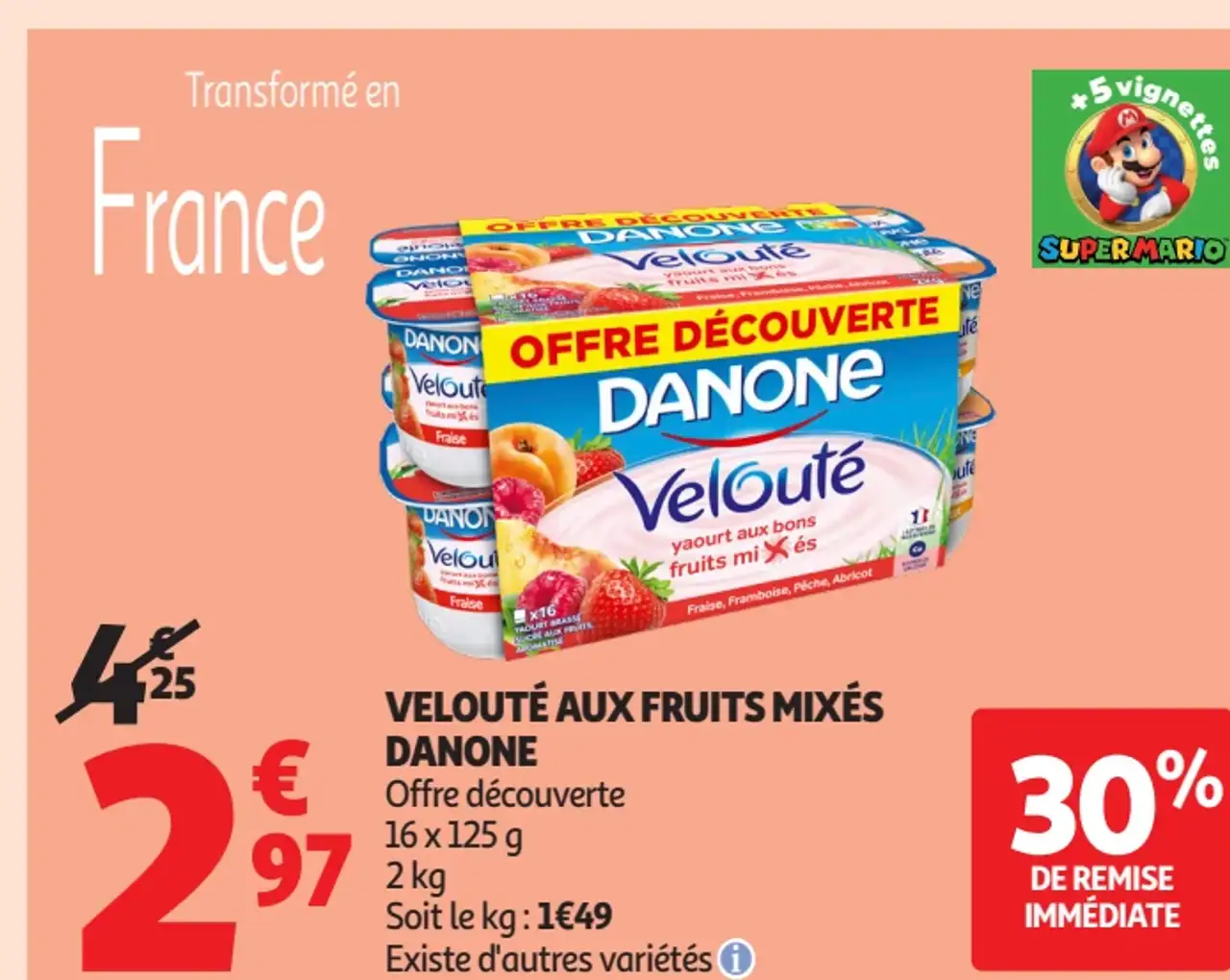 Velouté aux Fruits Mixés Danone