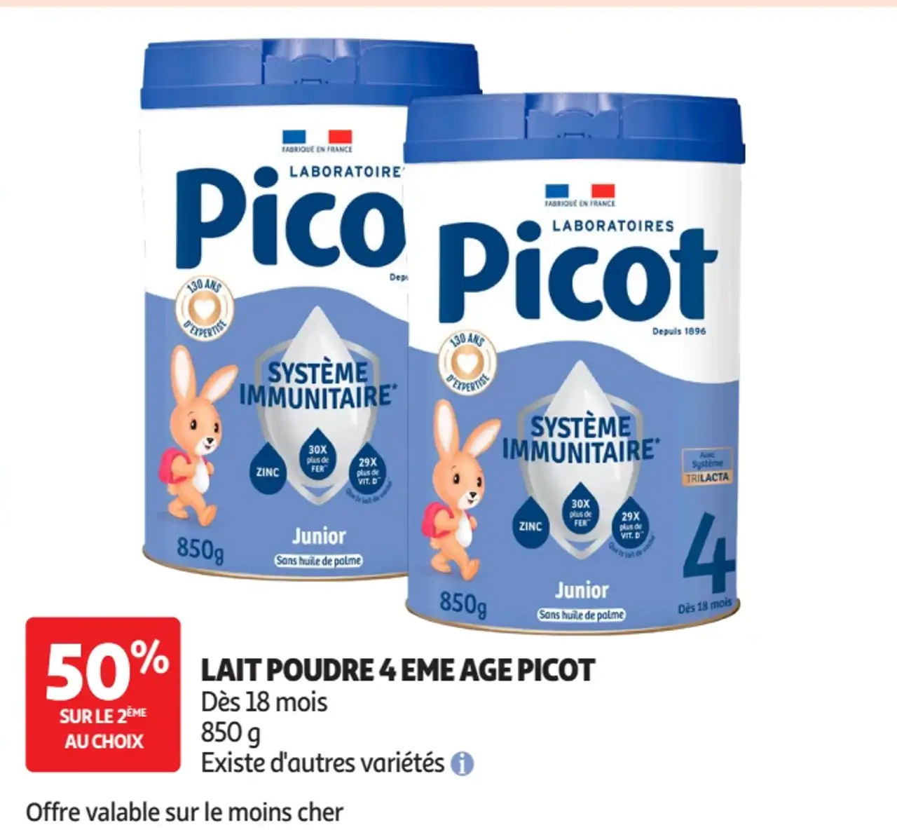 LAIT POUDRE 4 EME AGE PICOT