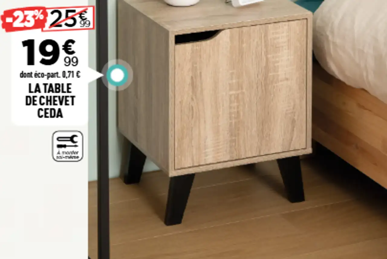 La table de chevet Ceda