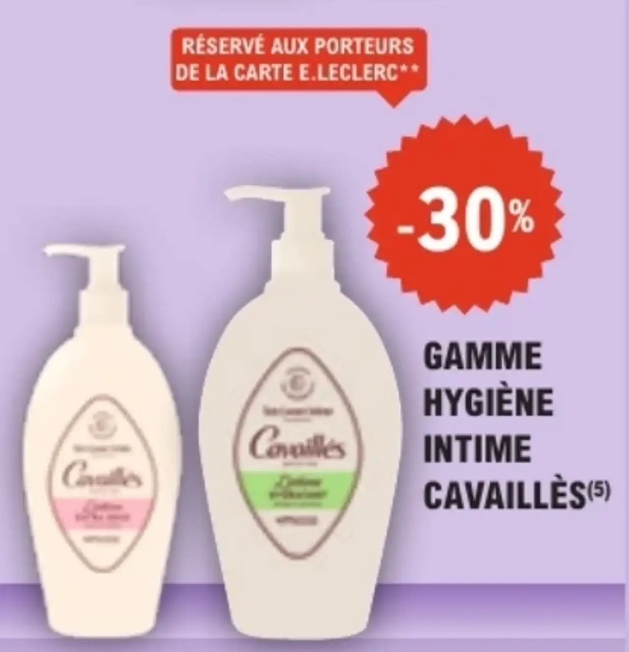 Gamme Hygiène Intime Rogé Cavaillès