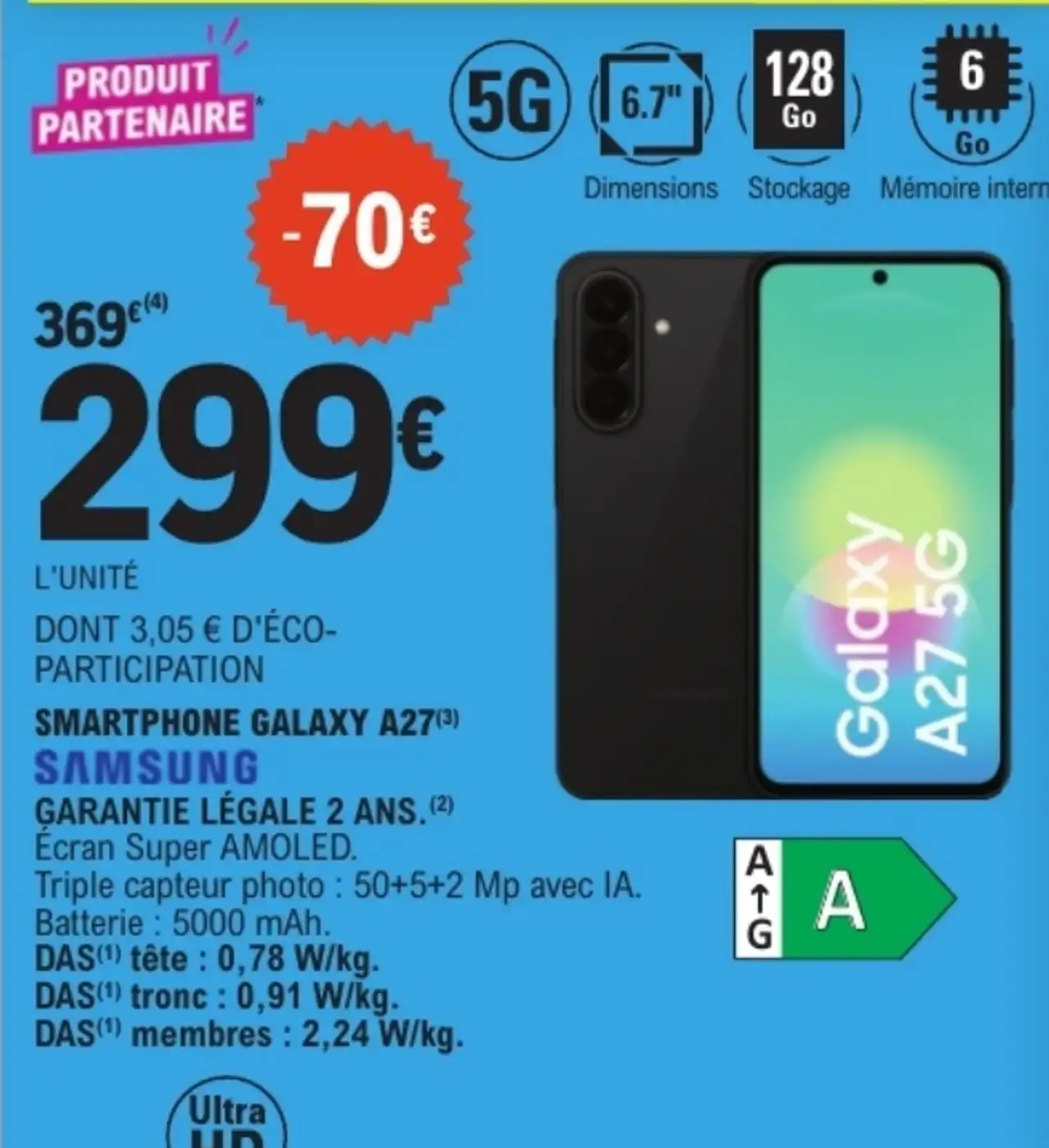 Smartphone Samsung Galaxy A27 5G