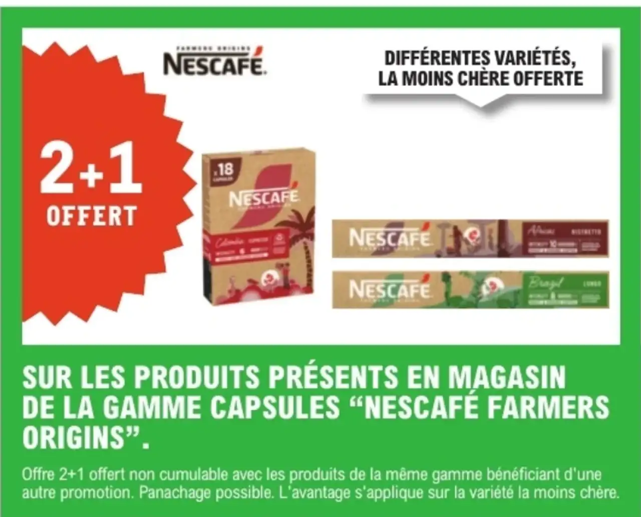 CAPSULES "NESCAFÉ FARMERS ORIGINS"