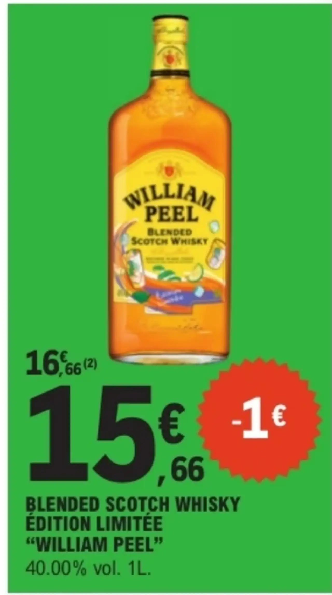 Blended Scotch Whisky Édition Limitée "William Peel"