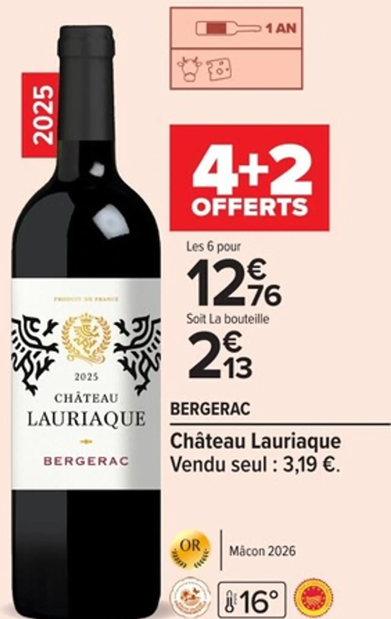 Bergerac Château Lauriaque 2025