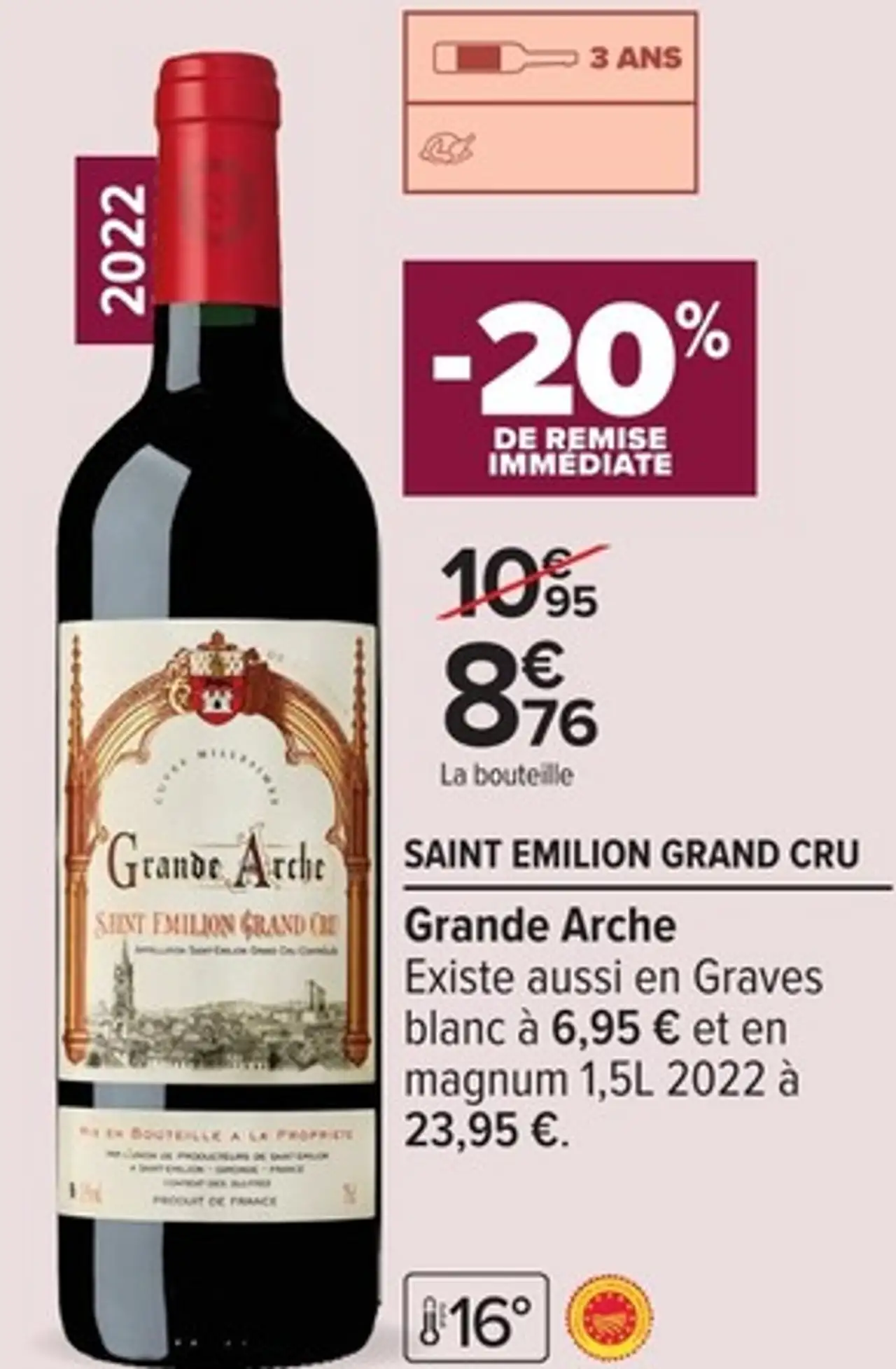 Grande Arche SAINT EMILION GRAND CRU