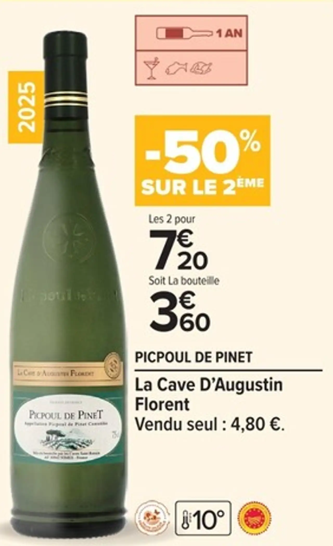 Picpoul de Pinet - La Cave D'Augustin Florent