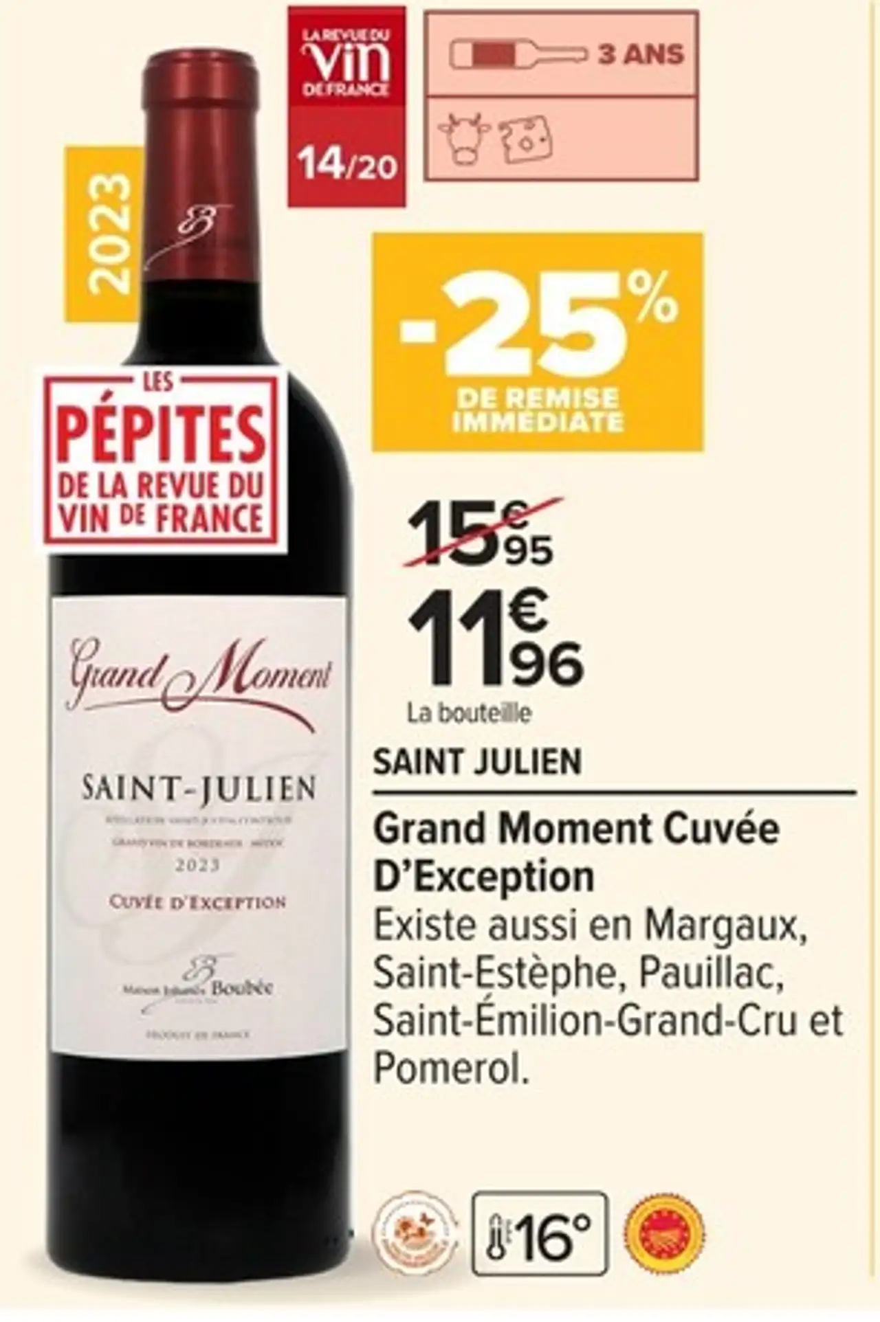 Saint-Julien Grand Moment Cuvée D'Exception