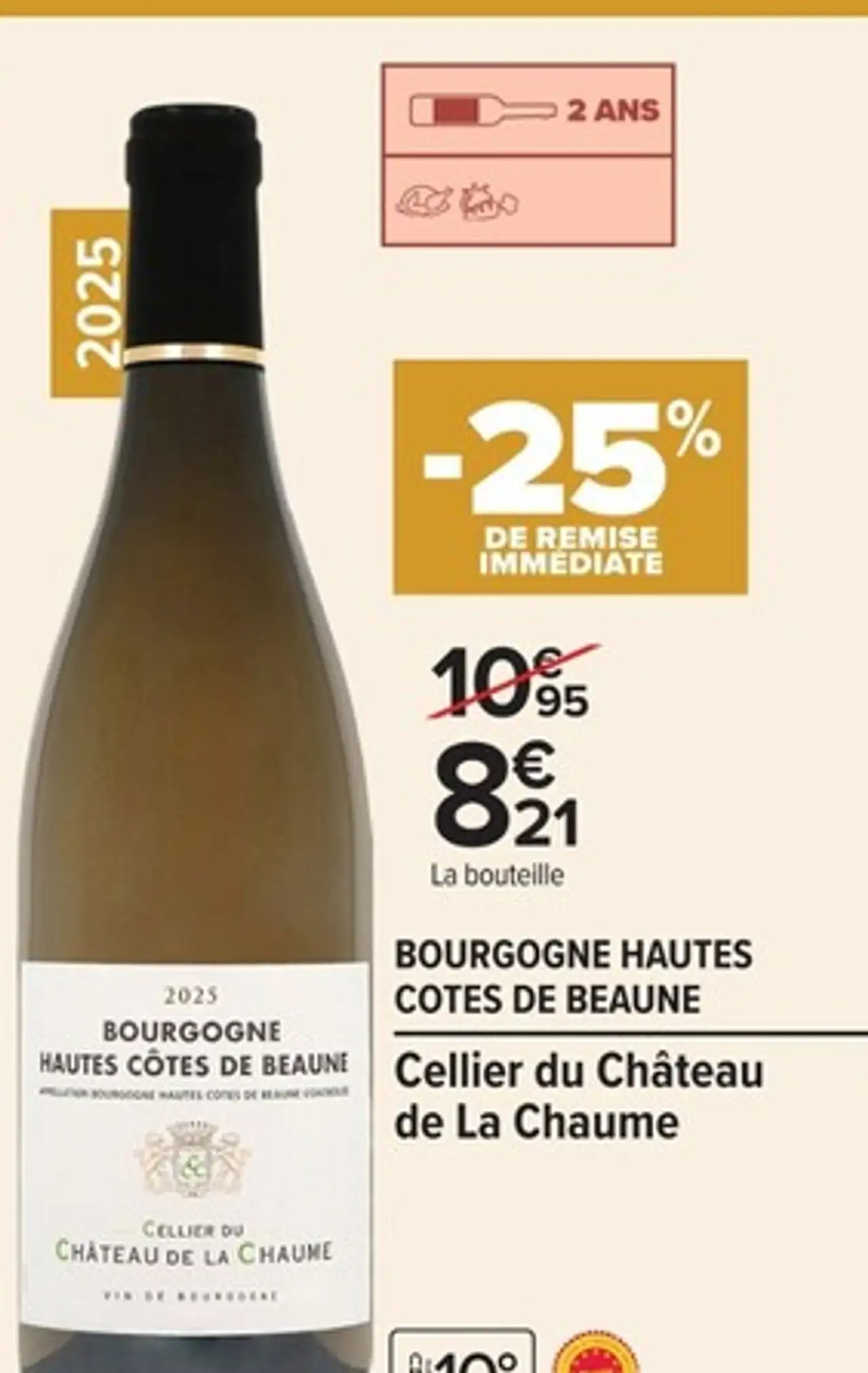 Bourgogne Hautes Cotes de Beaune Cellier du Château de La Chaume