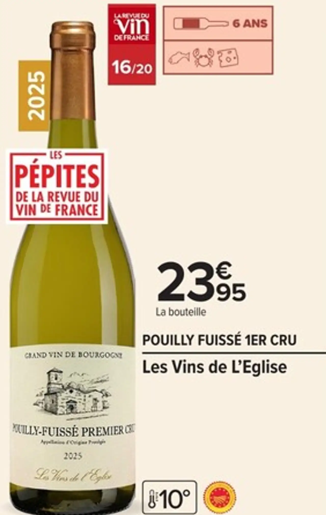 Pouilly Fuissé 1er Cru Les Vins de l'Eglise