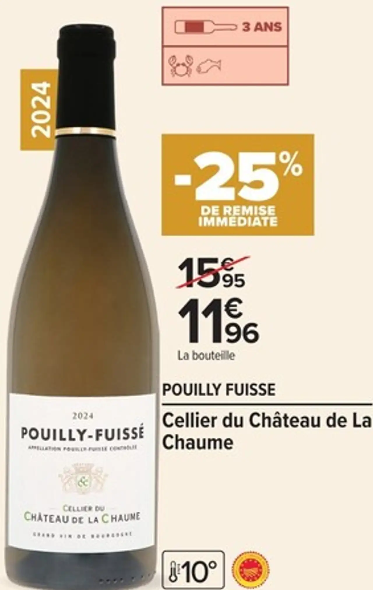 Pouilly Fuissé Cellier du Château de La Chaume