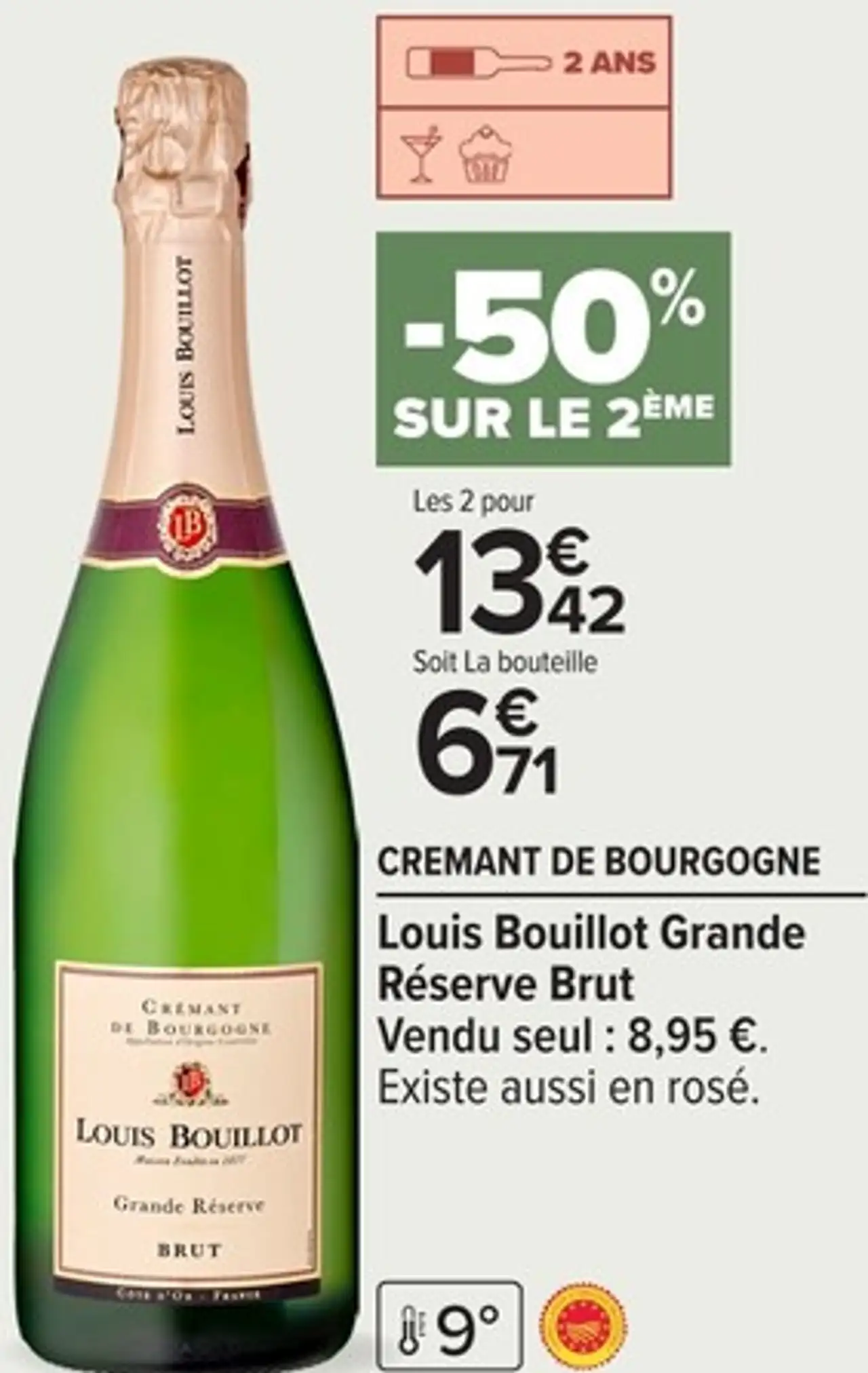 CREMANT DE BOURGOGNE Louis Bouillot Grande Réserve Brut