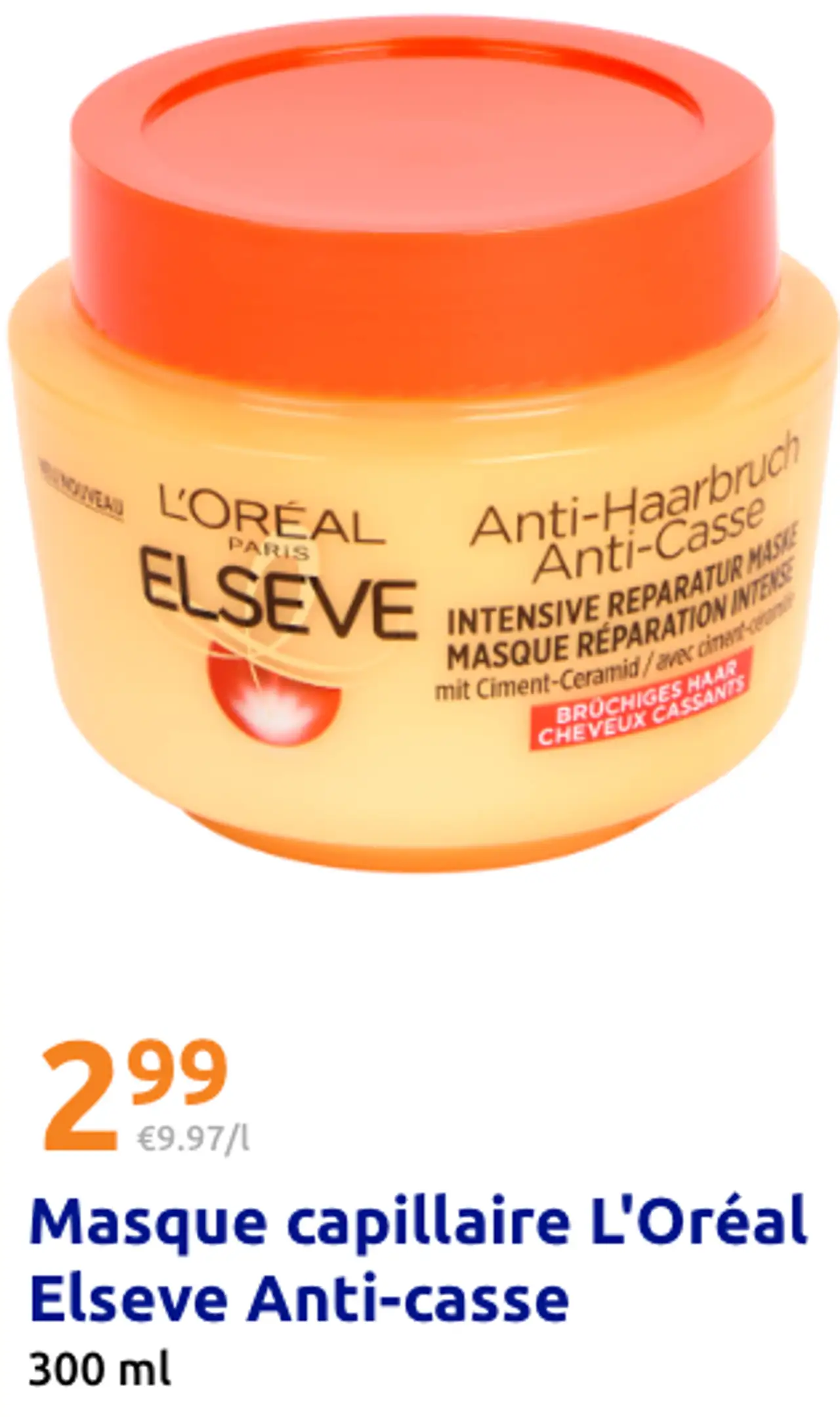 Masque capillaire L'Oréal Elseve Anti-casse 300 ml