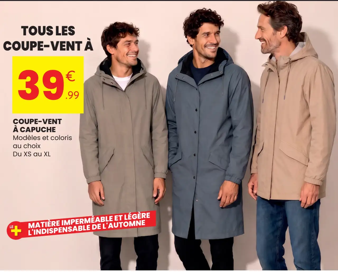 Coupe-vent à capuche Rains