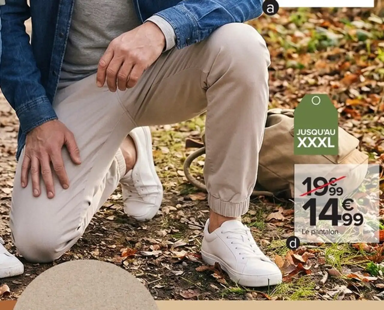 Pantalon jogger homme Tex